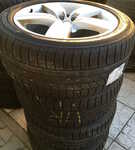Alu kolo originál AUDI 8x17" ET47 5x112x57 a Hankook W300 Ice Bear 225/50 R17 98V 40%
