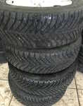 Alu kolo originál CHEVROLET 6.5x16" 5x105x56.5 ET39 a Goodyear Vector 4Seasons 205/60 R16 92H 50%