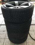 Alu kolo originál AUDI ROTOR 9x19" ET33, 5x112x66.5 a Dunlop SP Winter Sport 3D 255/35 R19 96V XL AO 98%