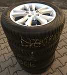 Alu kola originál HYUNDAI 5.5x16“ ET50, 5x114.3x67 a Nokian WR D3 205/55 R16 91T 95% + čidla tlaku TPMS Hyundai i30
