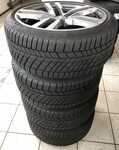 Alu kolo originál AUDI 9x19" ET52, 5x112x57 a Continental ContiWinterContact TS 830 P 245/35 R19 93W RO2 98%