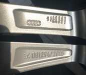 Alu kolo originál AUDI 8x18" ET40 5x112x66.5 a Continental SportContact 5 245/40 R18 93Y AO