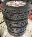 Alu kolo originál VW 7x15“ ET46, 5x112x57 a Semperit Van-Grip 2 195/70 R15 C 104/102R 90%