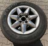 Alu kolo originál ŠKODA 5.5x13" ET35 4x100x57 a Barum Brillantis 165/70 R13 30%