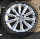 Alu kolo originál AUDI 8x19" ET26 5x112x66.5 a Continental WinterContact TS830 P 235/45 R19 99V XL AO 95%