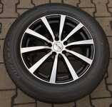 Alu kolo PLATIN 7.5x17" ET48, 5x108x63.3 a Bridgestone Turanza ER300 235/55 R17 99W 