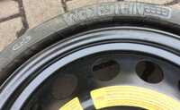 Rezervní kolo originál TOUAREG 6.5x17" ET40, 5x120x65 a Vredestein Space Master 195/80 R17 106P