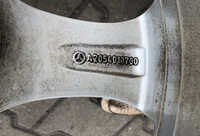 Alu kolo originál MERCEDES 5x112x66.5 PŘEDNÍ 7.5x18" ET44 a Bridgestone S001 225/45 R18 95Y RFT 70%, ZADNÍ 8.5x18" ET56 a Bridgestone S001 245/40 R18 97Y RFT 40%
