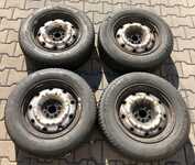 Plechový disk KFZ 9375 6,5Jx15 5x98x58 ET27 a Kleber Krisalp HP2 205/65 R15 94T 80%, Michelin Alpin A4 205/65 R15 94H 60% + Poklice