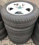 Alu kolo originál ŠKODA 6x14" ET43, 5x100x57 a BFGoodrich G-Grip 185/60 R14 82H 90%