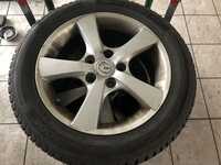 Alu kolo originál MAZDA 6.5x16“ ET52.5, 5x114.3x67 a Hankook WINTER ICEPT RS2 W452 205/55R16 91H 90%