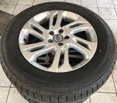 Alu kolo originál VOLVO 7.5x17" 5x108x63.3 ET55 a Falken Eurowinter HS-439 235/65 R17 108H XL 90%