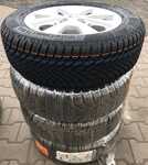Alu kolo originál ŠKODA 5x14" ET35 4x100x57 a Continental WinterContact TS 860 175/65 R14 82T