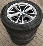 Alu kolo originál BMW 7.5x17" 5x112x66.5 ET27 a Michelin Alpin 5 225/55 R17 97H RFT * 90% + čidla tlaku TPMS