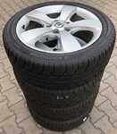 Alu kolo originál ŠKODA 7x17“ ET54, 5x112x57 a Kormoran Gamma B2 225/45 R17 94V XL 80%