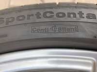 Alu kolo originál AUDI RS6 9.5x21" ET25, 5x112x66.5 a Continental ContiSportContact 5P 285/30 R21 100Y FR XL RO1 99%