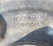 Plechový disk KFZ 8077 5,5Jx15 5x114,3x67 ET47 a Saetta Winter 195/65 R15 91T 95%