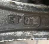 Alu kolo PLATIN 8x17“ ET35, 5x112x66.5 a Pirelli Cinturato P7 205/50 R17 89V RFT * 50%