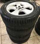 Alu kolo originál VOLVO 7x16" 5x108x63.3 ET50 a Nokian Line 225/55 R16 99W XL 80%