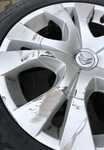 Alu kolo originál CITROEN 6.5x17" 4x108x65 ET26 a Yokohama V902A W.drive 215/50 R17 95V FR XL 70% + 1ks Alu