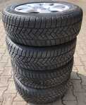 Alu kolo originál AUDI Q7 7.5x18“ ET53, 5x130x71.5 a Dunlop Grantrek WT M2 235/60 R18 107H 30%