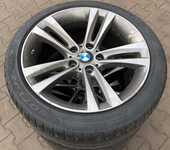 Alu kolo originál BMW 8x18" ET34, 5x120x72.5 a Pirelli Winter 240 SottoZero II 225/45 R18 95V XL * RFT 20% + čidla tlaku TPMS