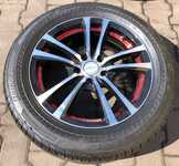 Alu kolo HRS 7x17“ ET40, 5x112x66.5 a Bridgestone Turanza T005 Driveguard 225/55 R17 101W XL RFT 100%