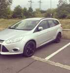 FORD FOCUS jsme obuli na Alu kolo WHEELWORLD 6.5x16" 5x108x63.3 ET50 a Avon ZT5 205/55 R16 94H XL