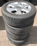 Alu kolo originál VW 6.5x16" ET50 5x112x57 a Dunlop SP Sport FastResponse 205/55 R16 91H 40%
