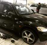 CHRYSLER PT CRUISER jsme obuli na Alu kolo AEZ 8x18" ET32, 5x100x57 a Continental SportContact 5 225/40 R18 92Y