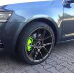ŠKODA OCTAVIA jsme obuli na Alu kolo JAPAN RACING JR30 8.5x19“ ET40, 5x112x57 a Kumho Ecsta PS91 235/35 R19 91Y