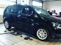 VW TOURAN jsme obuli na Alu kolo originál AUDI 7x17" ET42 5x112x57 a Dunlop SP Winter Sport 4D 225/50 R17 98H XL