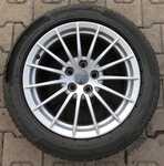 Alu kolo originál AUDI 7.5x17" ET29 5x112x66.5 a Continental WinterContact TS850 P 225/50 R17 98H XL AO 70%