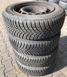 Plechový disk Peugeot KFZ 7815 6,5Jx15 4x108x65 ET27 a Bridgestone Blizzak LM001 Evo 195/65 R15 91T 98%