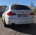 BMW 5 jsme obuli na Alu kolo BMW 5x120x72.5 Přední 8.5x19" ET33 a Michelin Pilot Alpin PA4 255/35 R19 96V, Zadní 9.5x19" ET38 a Dunlop SP Winter Sport 3D 275/30 R19 96W XL