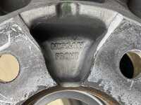 Alu kolo originál NISSAN 5x114.3x66 Přední 9.5x20" ET45 a Zadní 10.5x20" ET25 + čidla tlaku TPMS