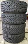 Alu kolo originál VW 8.5x19" ET59, 5x130x71.5 a Dunlop Grandtrek WT M3 255/50 R19 107V XL 80% + čidla tlaku TPMS