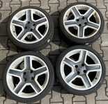 Alu kolo originál PEUGEOT 7x17" 4x108x65 ET28 a Matador MP47 Hectorra 3 205/40 R17 84Y XL 70%