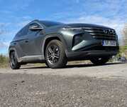 HYUNDAI TUCSON jsme obuli na Alu kolo CARMANI 7.5x17“ 5x114.3x67 ET38 a Continental EcoContact 6 215/65 R17 103V XL + čidla tlaku TPMS