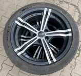 Alu kolo O.Z 8x18“ ET35, 5x112x66.5 a Continental ContiWinterContact TS850 P 245/40 R18 97V 0% a Semperit Speed Grip 3 245/40 R18 97V XL 0%
