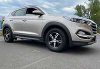 HYUNDAI TUCSON jsme obuli na Alu kolo GARMANI 6.5x16" ET45, 5x114.3x67 a Michelin Latitude Tour HP 215/70 R16 100H + čidla tlaku TPMS