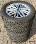 Alu kolo originál SEAT 7x18" ET45 5x112x57 a Altenzo SPORTS TEMPEST V 235/55 R18 104W XL 80%