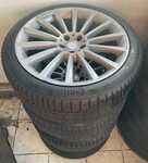 Alu kolo originál MERCEDES AMG 5x112x66.5, Přední 8.5x20" ET38 a Continental WinterContact TS 860S 245/40 R20 99W XL 20%, Zadní 9.5x20" ET38 a Continental WinterContact TS 860 S 275/35 R20 102V 20% + čidla tlaku TPMS