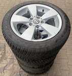 Alu kolo originál BMW 7.5x17" ET43, 5x120x72.5 a Dunlop SP Winter Sport 4D 225/50 R17 98H XL AO 90%