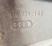 Kryty kol - Poklice na kola originál AUDI 16"