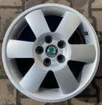 Alu kolo originál ŠKODA 6x15" ET43, 5x100x57