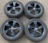 Alu kolo originál ŠKODA 6,5x17" ET40, 5x100x57 a Continental EcoContact 6 205/55 R17 91V 90%