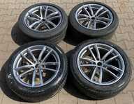 Alu kolo originál BMW 5x112x66.5 Přední 8x18" ET30 a Pirelli Cinturato P7 245/45 R18 100Y XL * MOE, Zadní 9x18" ET44 a Pirelli Cinturato P7 275/40 R18 99Y Pirelli Cinturato P7 275/40 R18 99Y + čidla tlaku TPMS