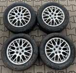 Alu kola originál SUBARU 6.5x16" ET48, 5x100x56 a Riken Road Performance 215/60 R16 99V XL 40%