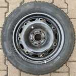 Plechový disk KFZ 7280 6Jx14 5x100x57 ET43 a Lassa Snoways 4 185/60 R14 82H 100%